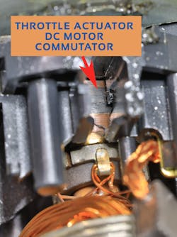 2013 Volvo XC60 throttle body DC motor failure