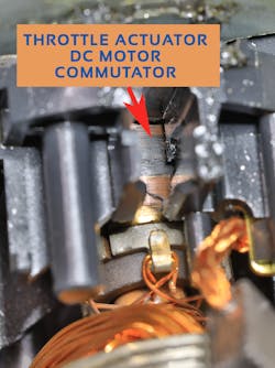 2013 Volvo XC60 throttle body DC motor failure 2013 Volvo XC60 throttle body DC motor failure