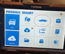 Figure 9- Advanced driver assistance systems (ADAS) are prevalent in today's vehicle and will be further implemented with time. Calibration of these systems will be required with even some of the most basic repairs we see in the shop on a daily basis. Scan tool functionality must support these required calibrations. Figure 9- Advanced driver assistance systems (ADAS) are prevalent in today's vehicle and will be further implemented with time. Calibration of these systems will be required with even some of the most basic repairs we see in the shop on a daily basis. Scan tool functionality must support these required calibrations.