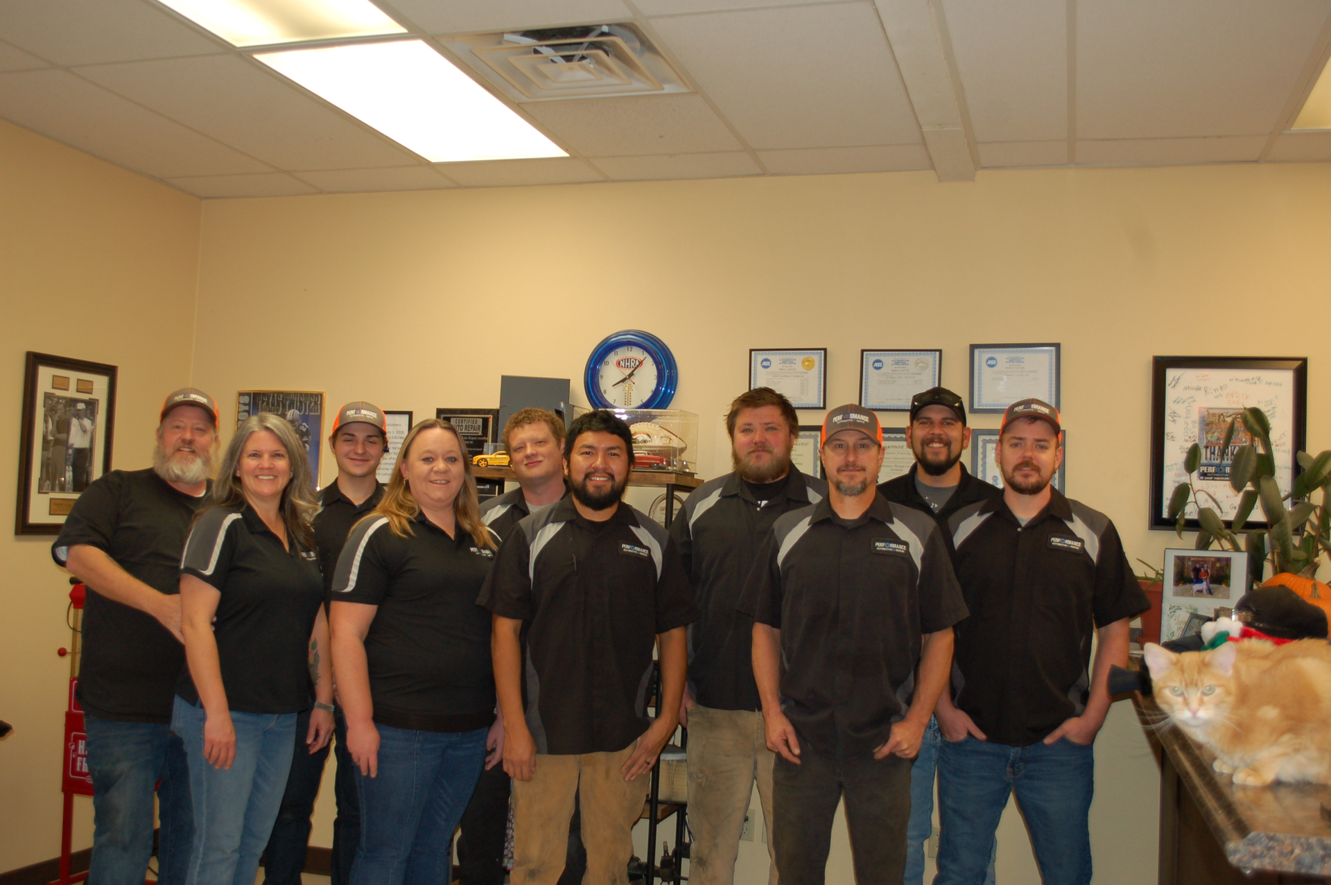 Performance Automotive Repair Team Photo