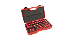 19-pc 3/8&apos; Drive 6 Point Metric VDE Insulated Socket Set