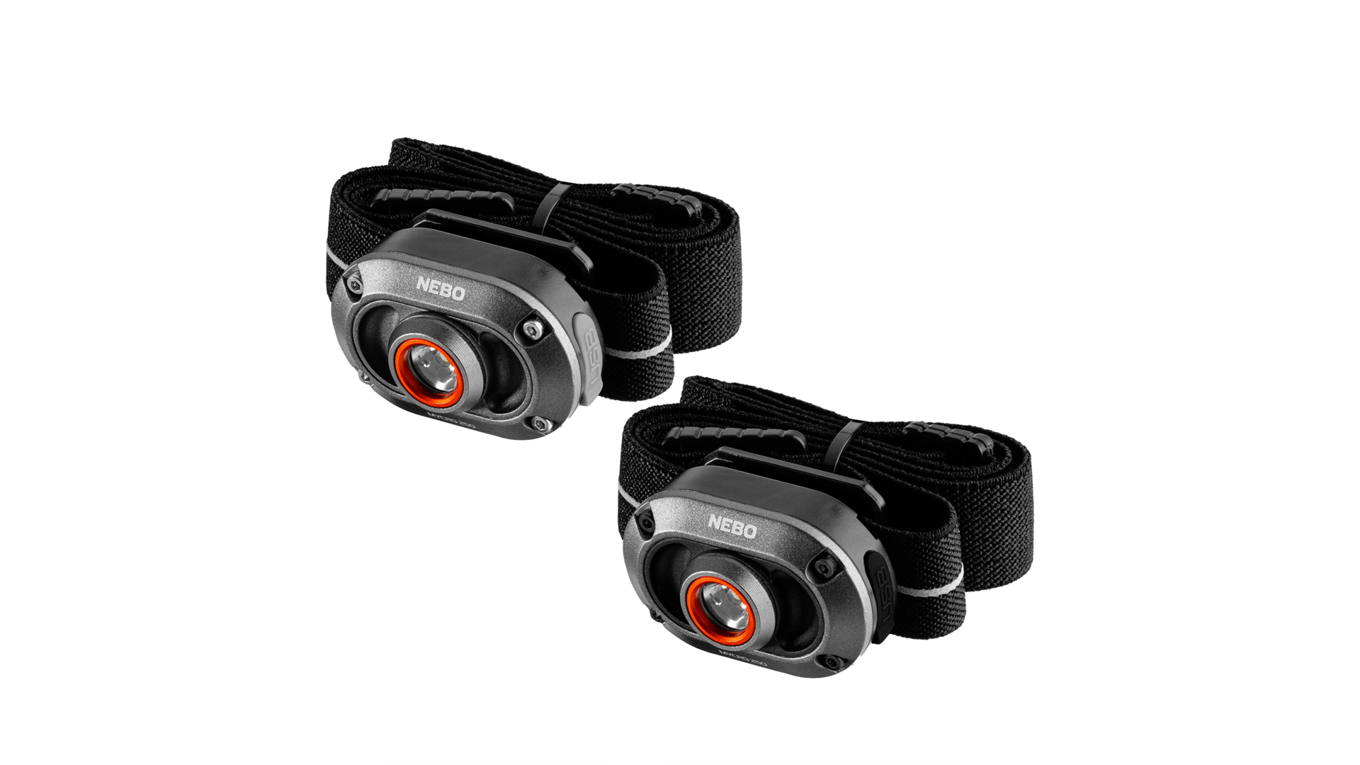 2-pk MYCRO 250 Rechargeable Headlamp
