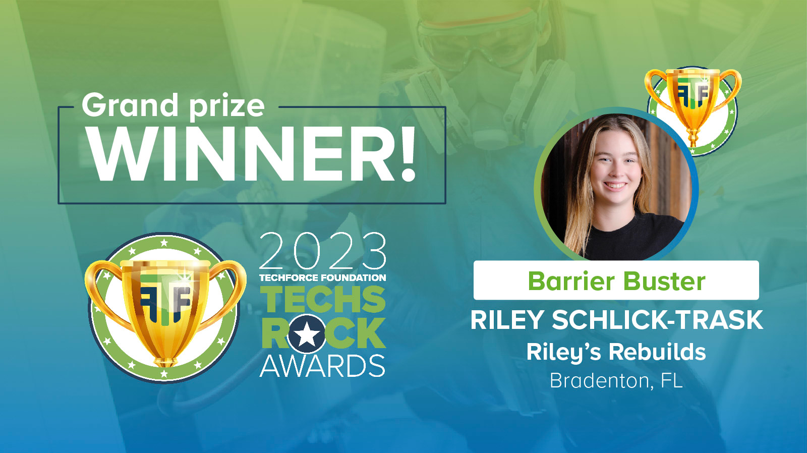 TechForce Foundation's 2023 Techs Rock Award winner announced