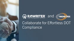 R.O. Writer and Tiremetrix Collaborate for DOT Compliance R.O. Writer and Tiremetrix Collaborate for DOT Compliance