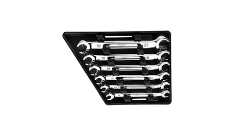 6-pc Double End Flare Nut Wrench Set, Metric