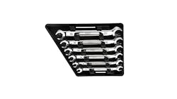 6-pc Double End Flare Nut Wrench Set, Metric 6-pc Double End Flare Nut Wrench Set, Metric