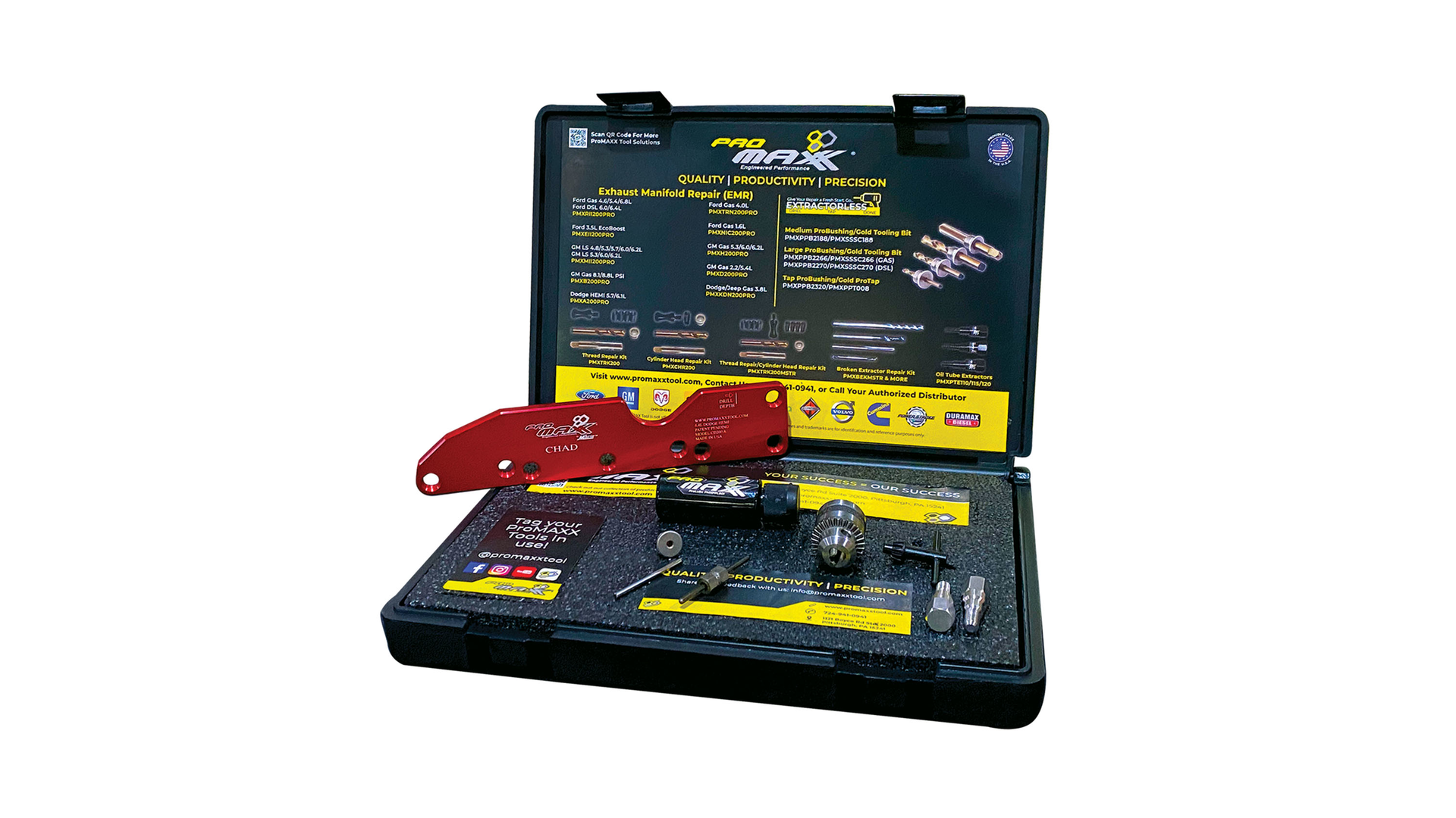 Dodge/Ram 6.4L HEMI Broken Exhaust Manifold Bolt Repair Kit: Chad