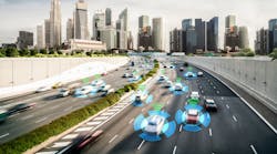 Connected cars in the city Connected cars in the city