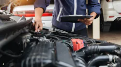 Inspecting a car underhood
