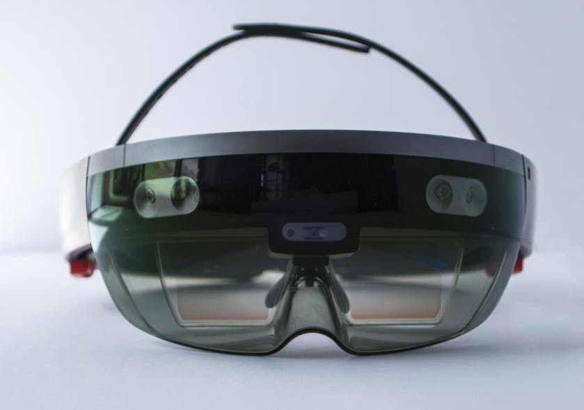 Figure 6- An example of Mixed Reality (MR) glasses combining both the VR and AR environments.