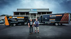 Mike Yarter and Chris Stone both come from backgrounds outside of automotive repair.