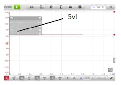 Figure 11- After disconnecting the rear air mix motor, the 5V reference voltage returned. Figure 11- After disconnecting the rear air mix motor, the 5V reference voltage returned.
