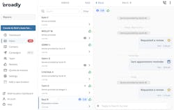 Figure 2 - Broadly service - client communications Figure 2 - Broadly service - client communications