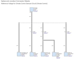 Figure 7- A simplified view of the HVAC 5V reference circuit wiring diagram. Figure 7- A simplified view of the HVAC 5V reference circuit wiring diagram.