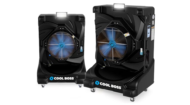 CB-28 and CB-36 Portable Evaporative Air Coolers from Cool Boss