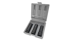 3-pc 1/2' Drive Damaged Lug Nut Sockets, No. W87140 3-pc 1/2' Drive Damaged Lug Nut Sockets, No. W87140