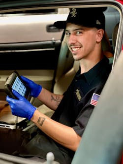 When not working, Jones thinks of ways to enhance the shop. When not working, Jones thinks of ways to enhance the shop.