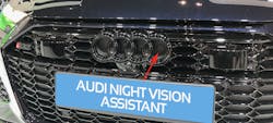 Figure 1 - Audi Night Vision Assistant on a 2019 A6