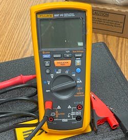 This Megohmmeter is an insulation tester, an essential tool for determining if a high-voltage component has an unwanted path to chassis ground.