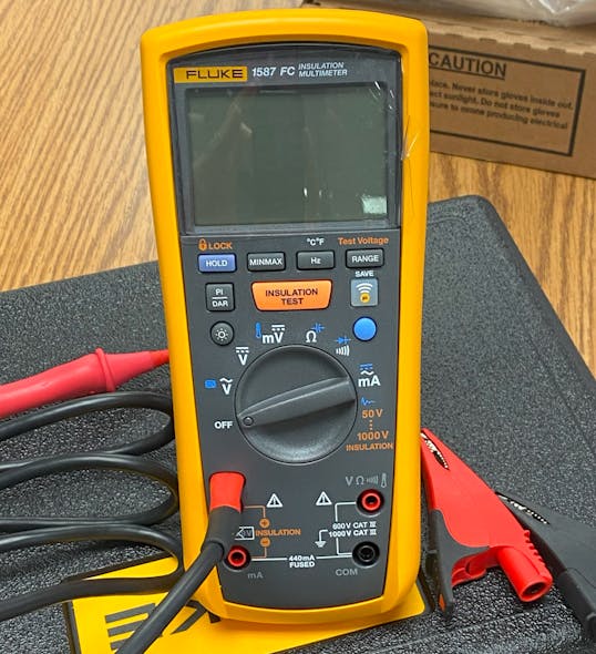 This Megohmmeter is an insulation tester, an essential tool for determining if a high-voltage component has an unwanted path to chassis ground.