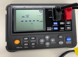 This Milliohm meter makes accurate minute measurements of resistance by utilizing a 4-wire test. This Milliohm meter makes accurate minute measurements of resistance by utilizing a 4-wire test.