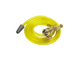 Figure 6- This OTC propane enrichment tool allows a diagnostician to quickly triage a symptom. If drivability symptoms improve with propane, it implies a fuel delivery issue should be pursued. Figure 6- This OTC propane enrichment tool allows a diagnostician to quickly triage a symptom. If drivability symptoms improve with propane, it implies a fuel delivery issue should be pursued.