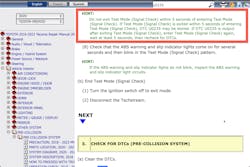 Figure 9 — U0235 Warning, Toyota Tacoma Figure 9 — U0235 Warning, Toyota Tacoma
