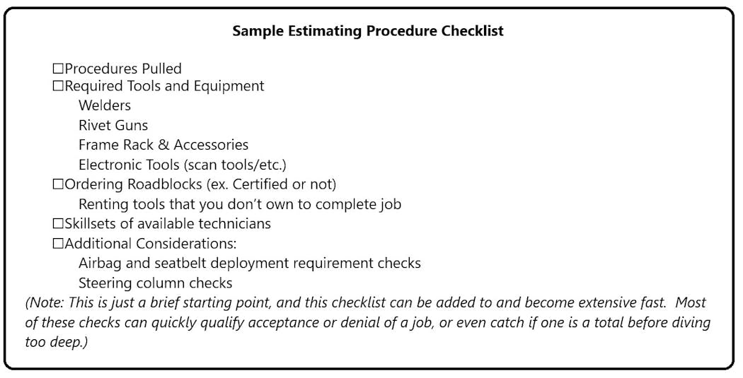 Oem Procedures Checklist2