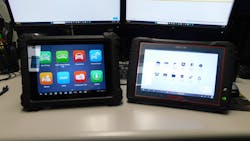 A diagnostic scan tool is needed to not only get diagnostic trouble codes and data but also for bidirectional controls to assist in bleeding cooling systems. A diagnostic scan tool is needed to not only get diagnostic trouble codes and data but also for bidirectional controls to assist in bleeding cooling systems.