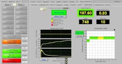 Figure 12- The eScan from ATS is a brilliant tool with many great features including this 'time to temperature' test. The result helped infer the engine was heating up too quickly. Figure 12- The eScan from ATS is a brilliant tool with many great features including this 'time to temperature' test. The result helped infer the engine was heating up too quickly.