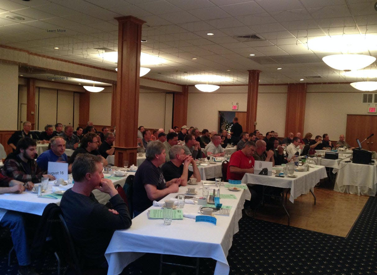 Figure 5- the importance of keeping up with technology is something that some technicians and shop owners still don't realize. Attending training regularly is something technicians must do for the rest of their careers to stay on the cutting edge of technology.