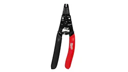 Low-Voltage Dipped Grip Wire Stripper and Cutter, No. 48-22-3080 Low-Voltage Dipped Grip Wire Stripper and Cutter, No. 48-22-3080