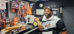 Anderson makes sure to provide his customers with the proper lighting product they need to get the job done. Anderson makes sure to provide his customers with the proper lighting product they need to get the job done.