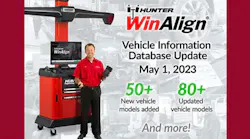 Hunter Engineering releases updated wheel alignment specifications database