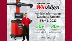 Hunter Engineering releases updated wheel alignment specifications database Hunter Engineering releases updated wheel alignment specifications database