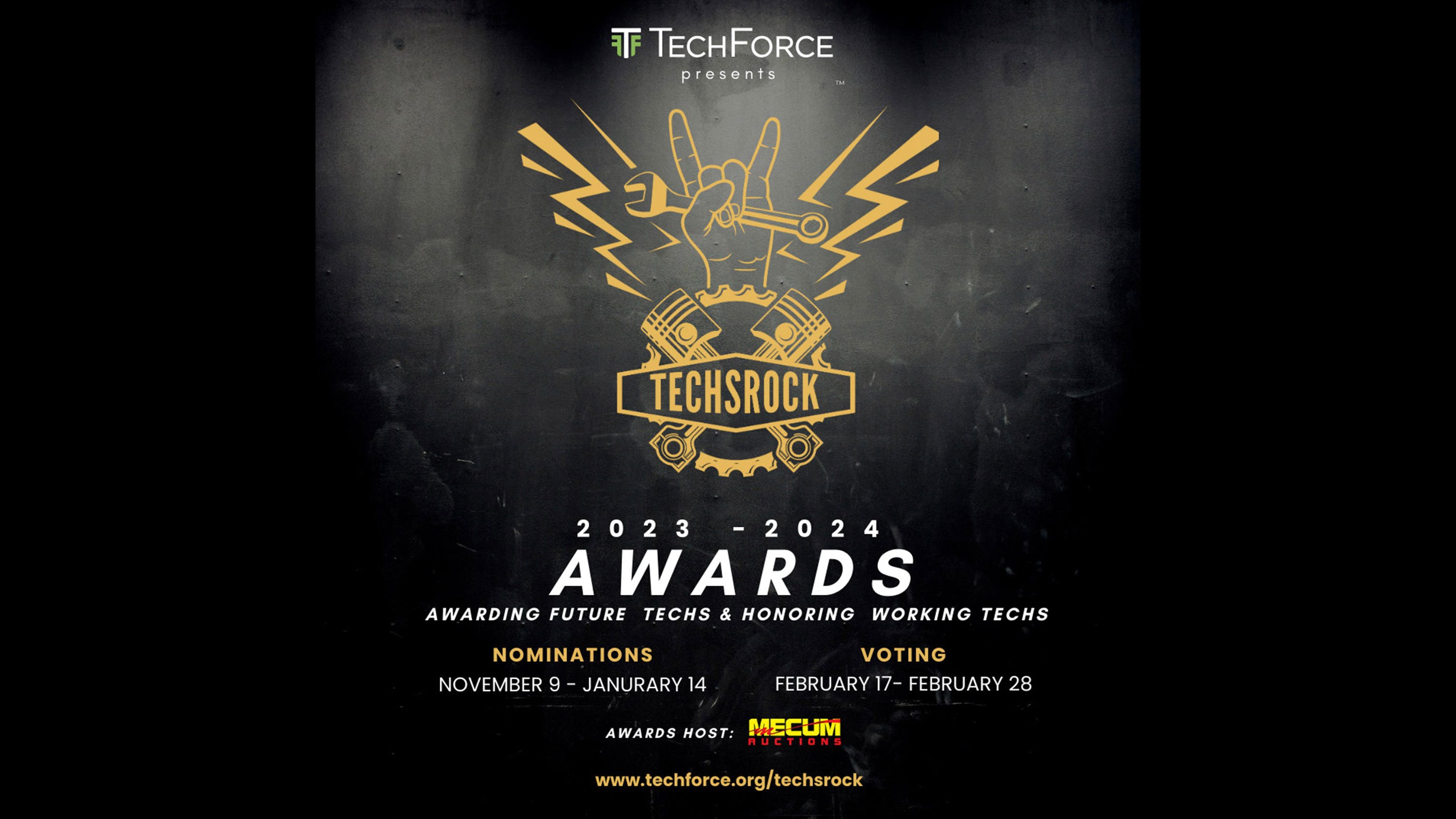TechForce and Mecum partner to open Techs Rock Awards