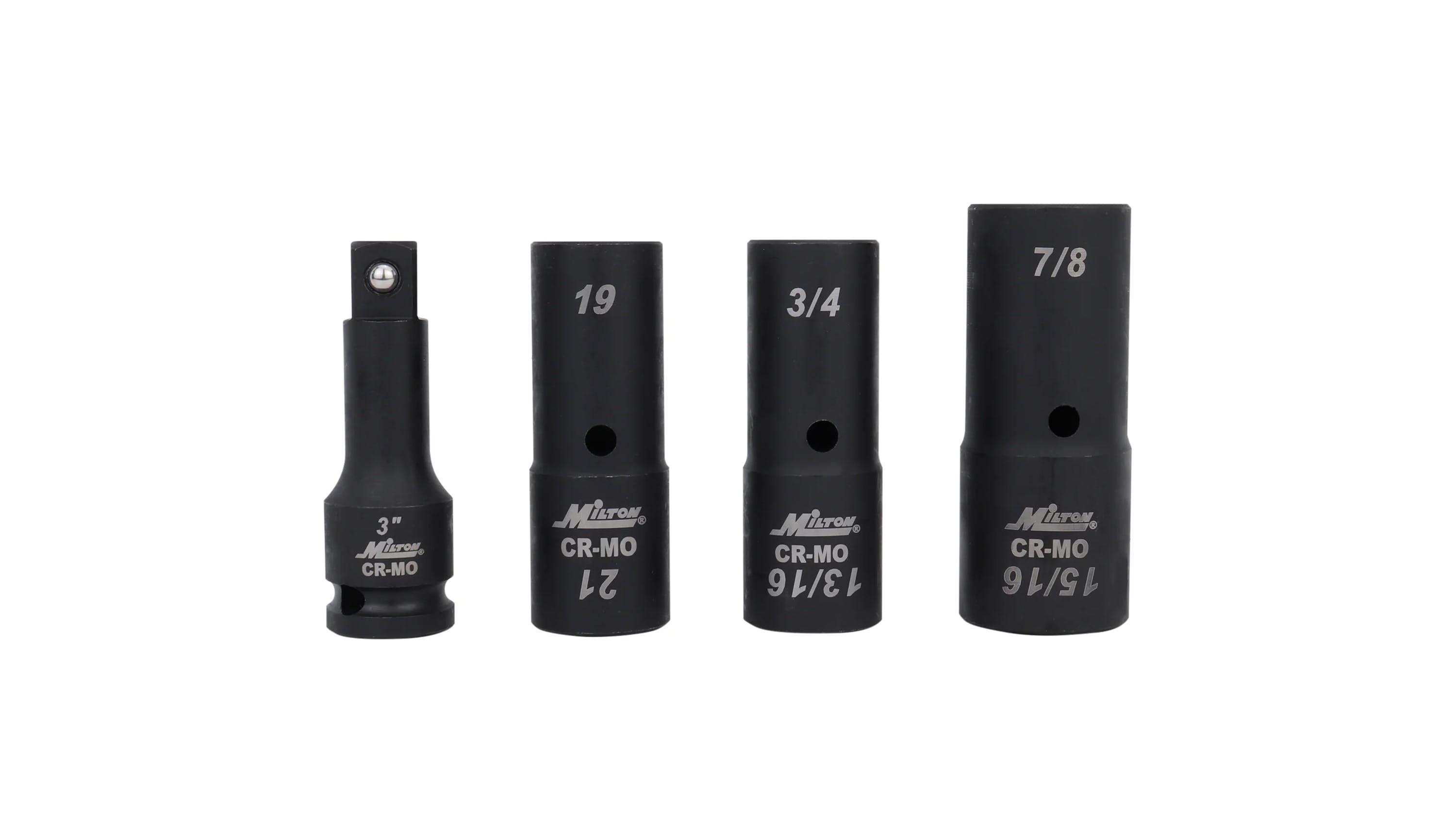 4-pc 1/2' Drive Deep Thin Wall Flip Socket Set, No. 1300-SS-10