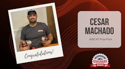 Cesar Machado winner of the AIRCAT Prize Pack. Cesar Machado winner of the AIRCAT Prize Pack.