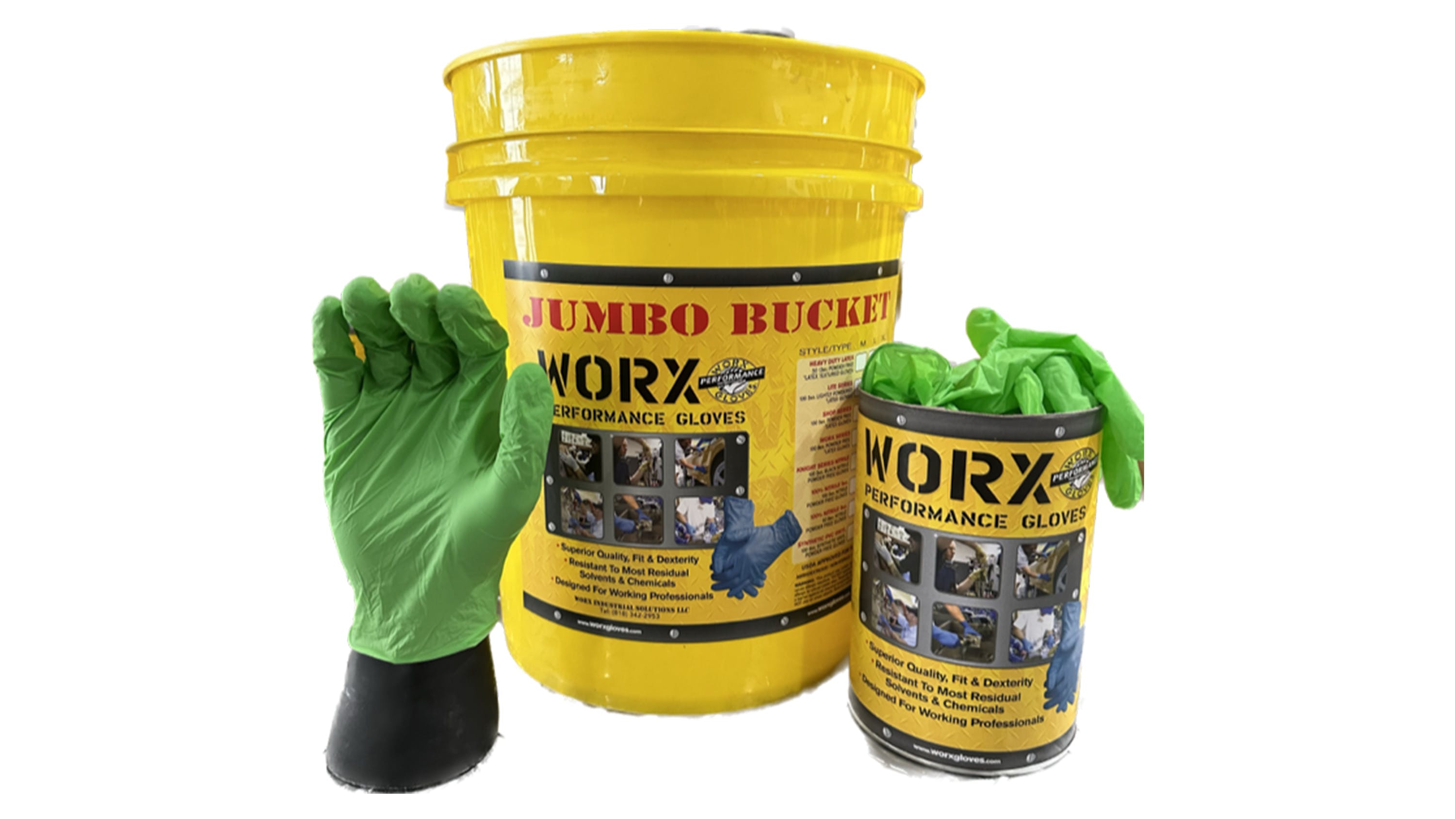 Worx Biodegradable Nitrile Gloves