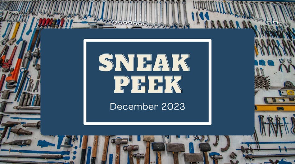Sneak Peek Tools December 2023