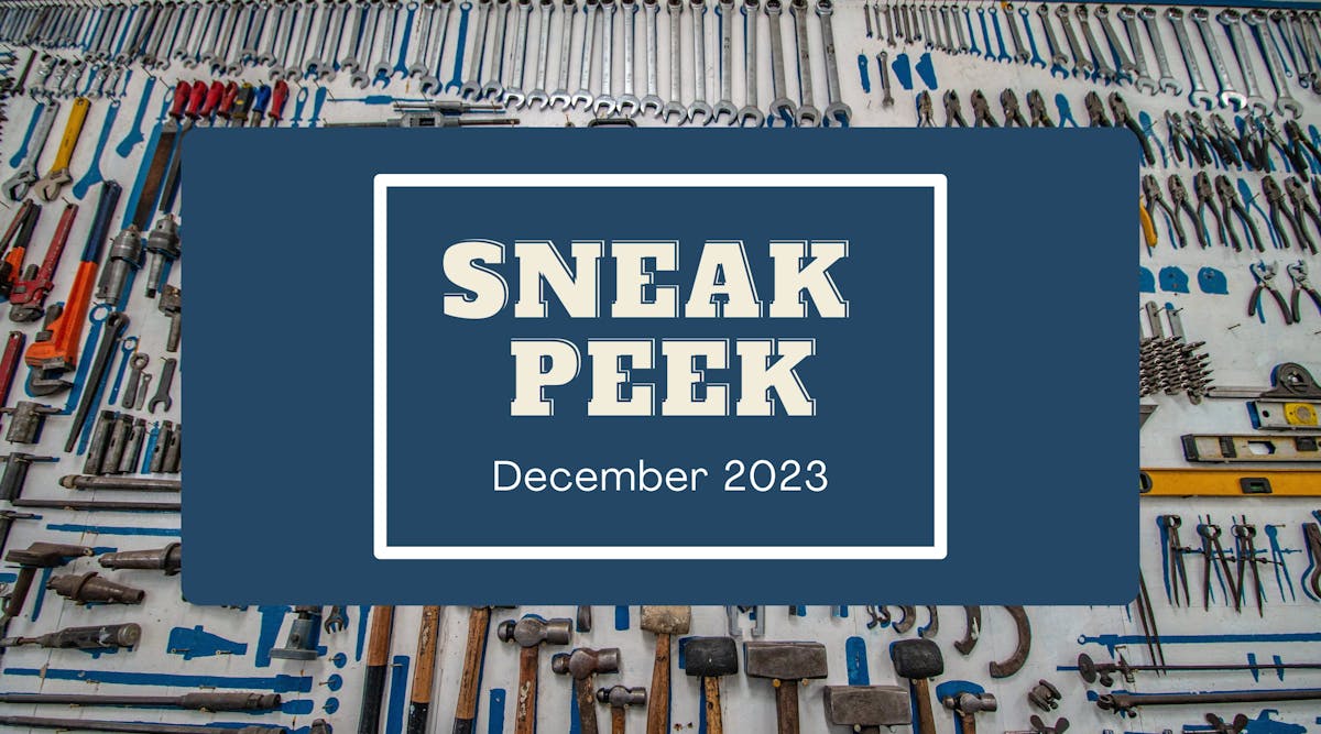 Sneak Peek Tools December 2023