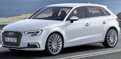 2017-2018 Audi A3 Sportback e-tron Prestige vehicles may exhibit a rattle or shudder noise when pulling away in Drive or Reverse. The noise may be coming from the area between the engine and gearbox.
