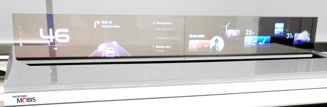 Hyundai Mobis Transparent Display
