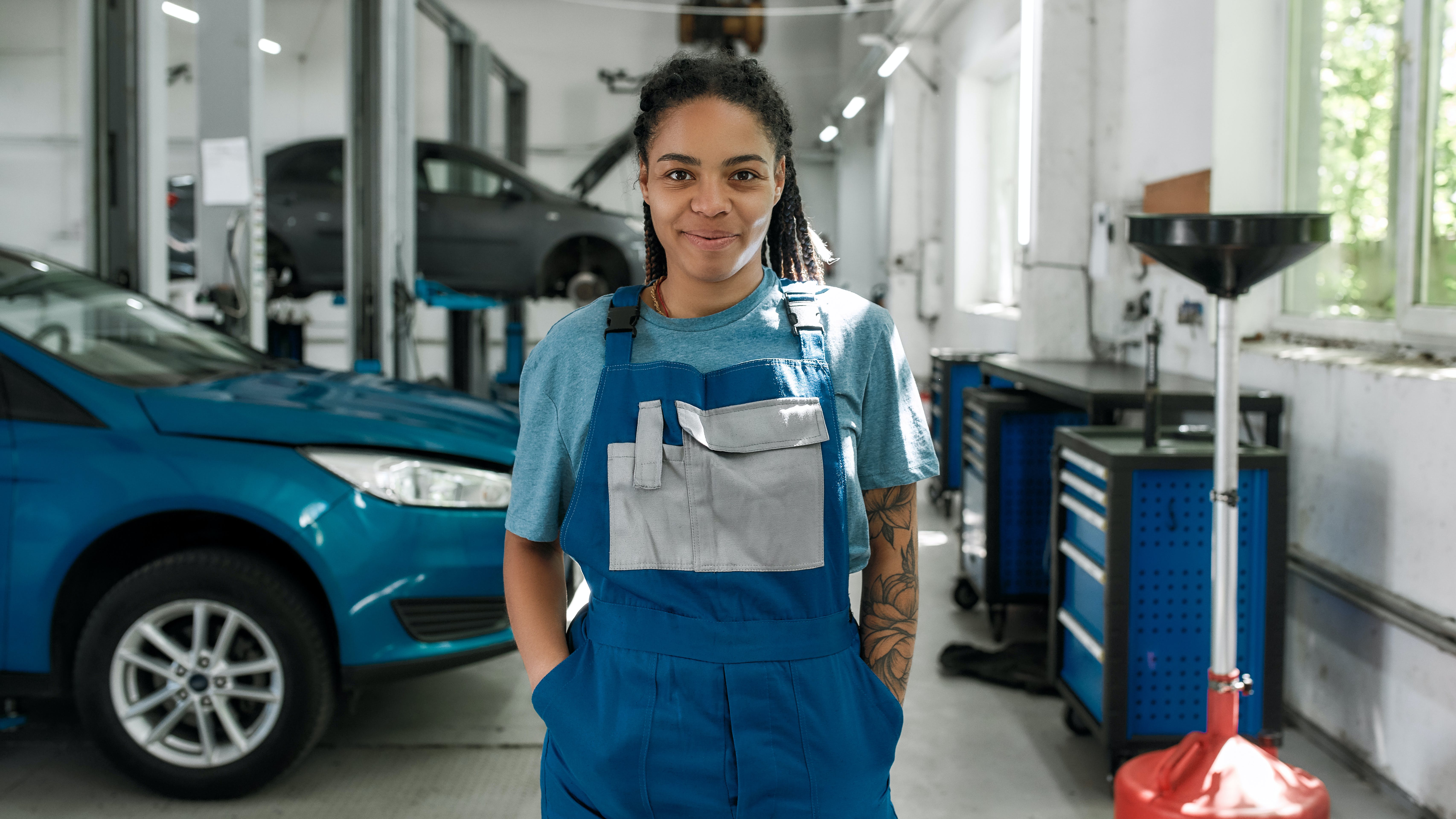Young woman technician