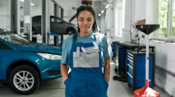 Young woman technician