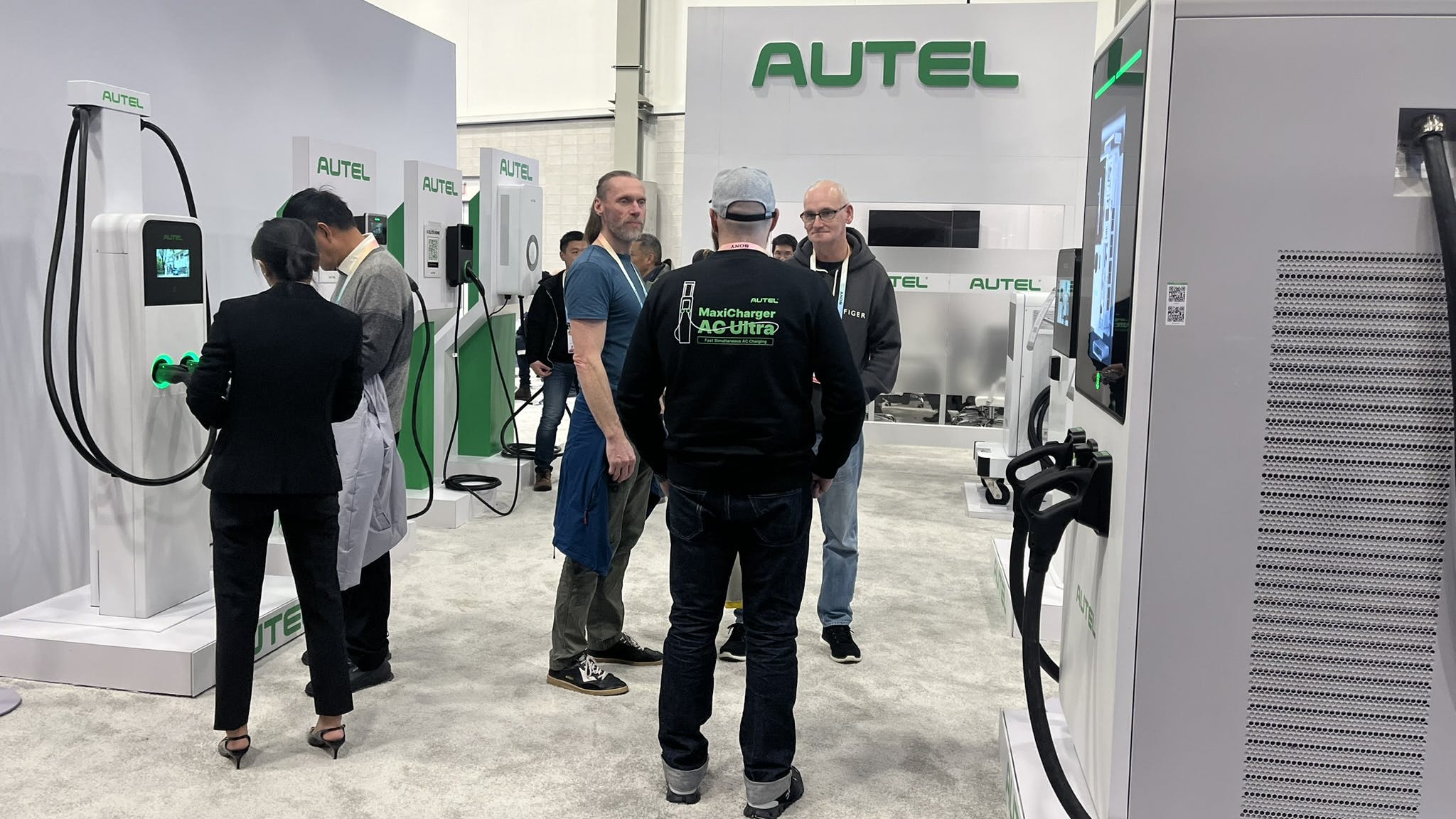 Autel Energy booth at CES 2024