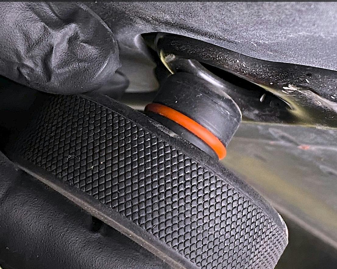 Using the proper hoist support pads will allow the Tesla to be raised with a jack or hoist to allow for service, without damaging the body or the high-voltage battery pack. This is critical.