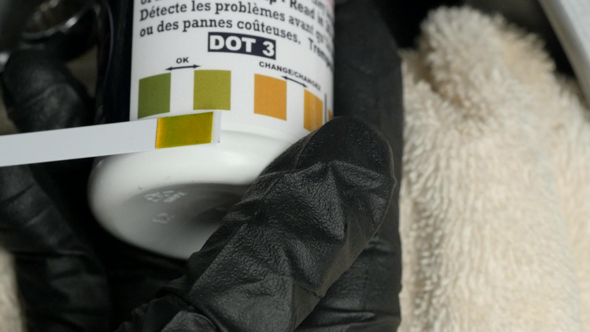 The brake fluid is a routine part of the maintenance on the Tesla. The manufacturer recommends that the brake fluid is checked at the caliper bleeders.