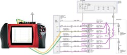 Figure 2- Viewing a wiring diagram (like this one from Alldata) should always be part of the diagnostic process as it provides insight on testing locations.