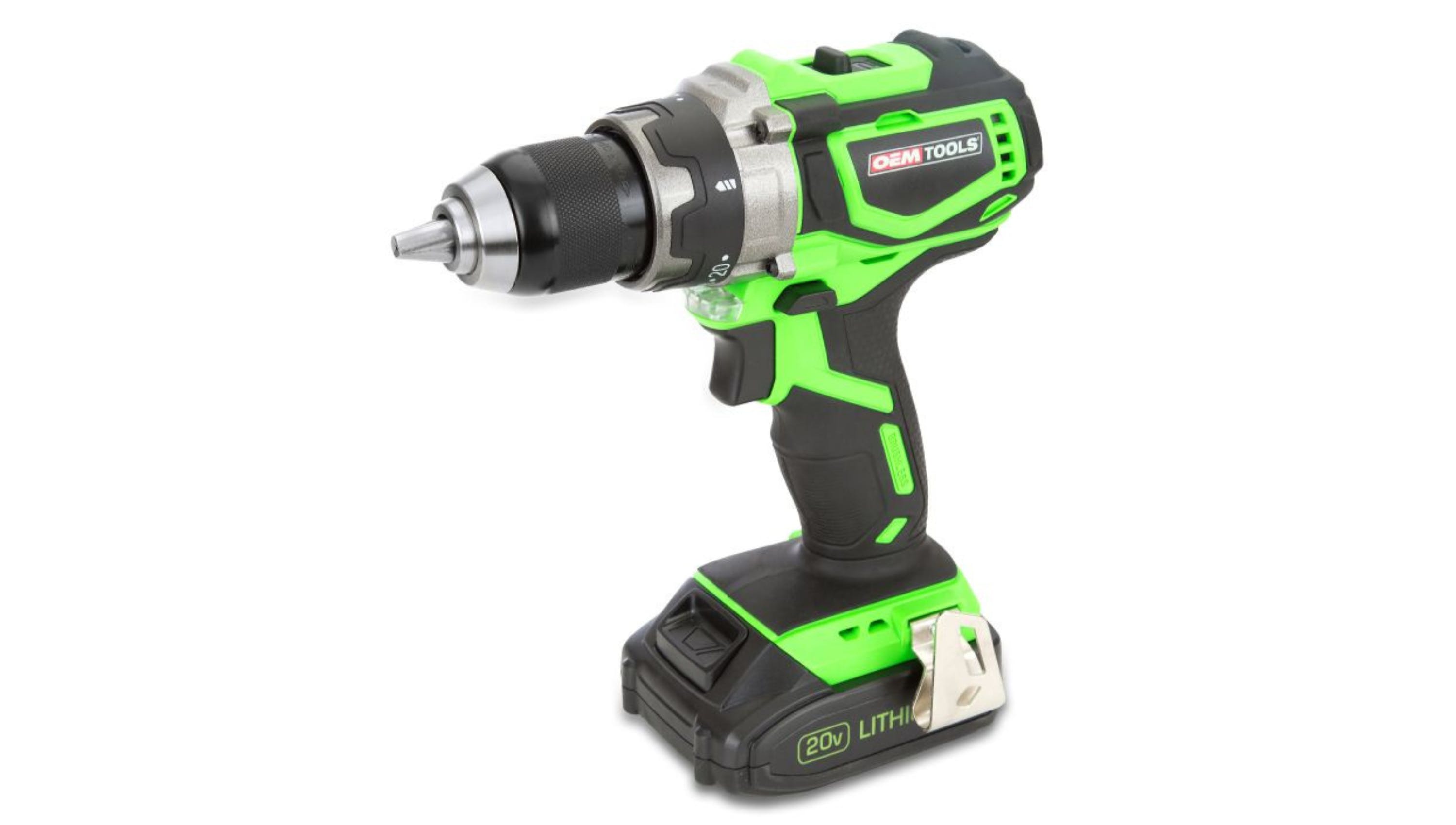 OEMTOOLS 20V MAX Li-ion 1/2' Drive Brushless Drill, No. 24484